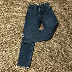 Madewell cropped jean